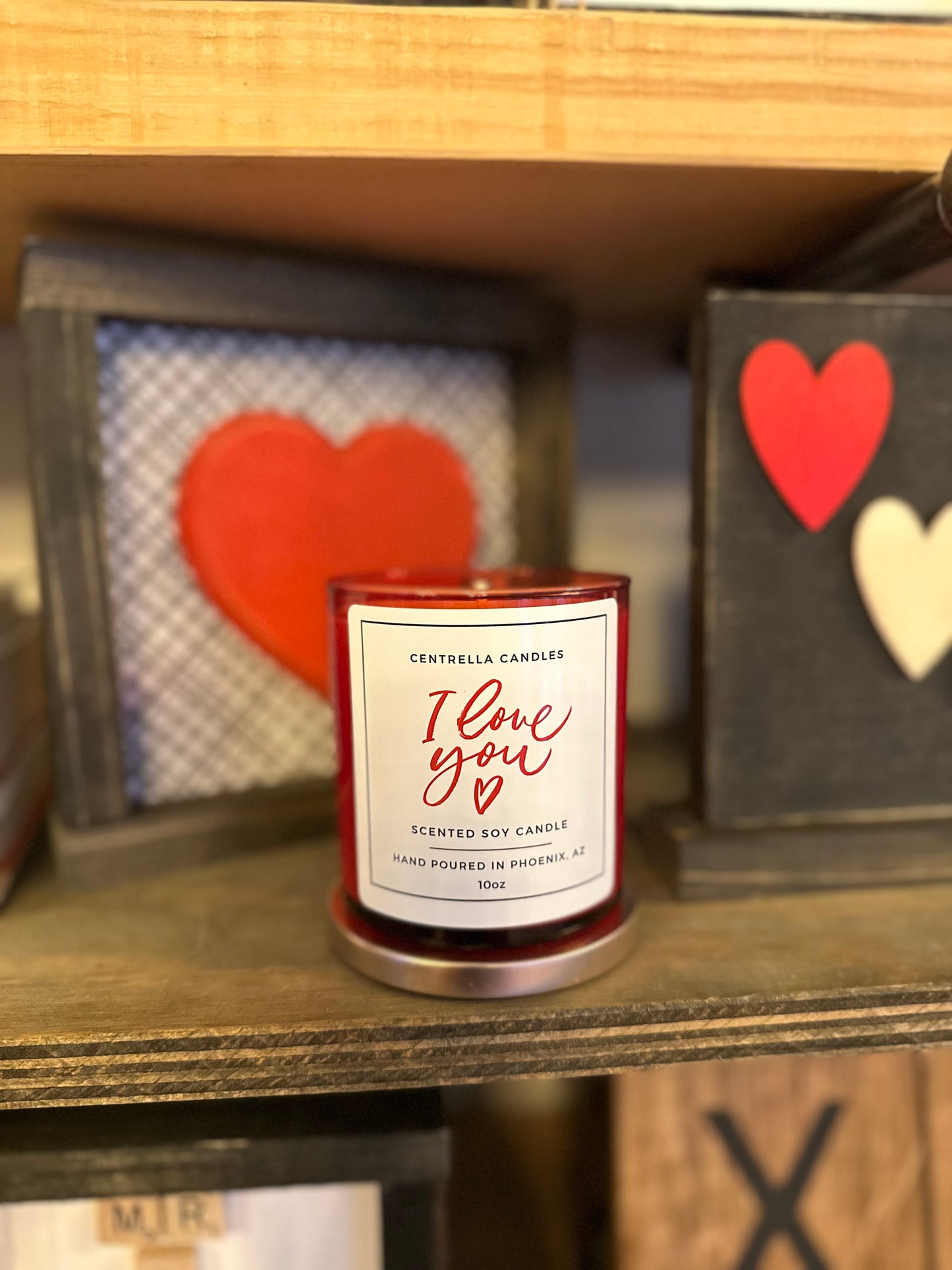 I love you Candle