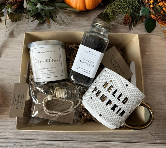 Fall Candle Gift Basket