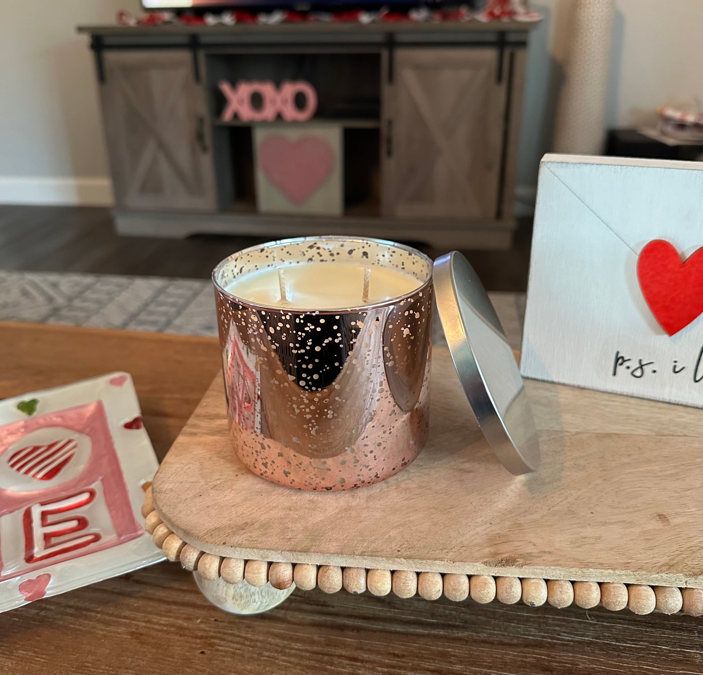 “You Are Loved” 18oz Rose Gold Mercury Soy Candle