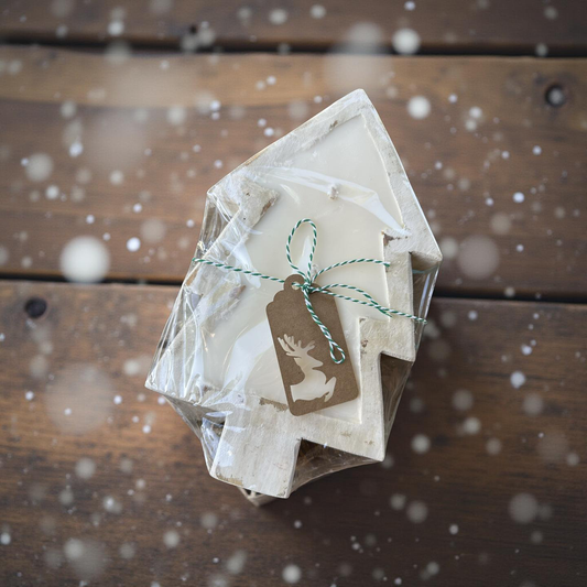 Wooden Tree Candle - Flagstaff Fir - Approx 13oz