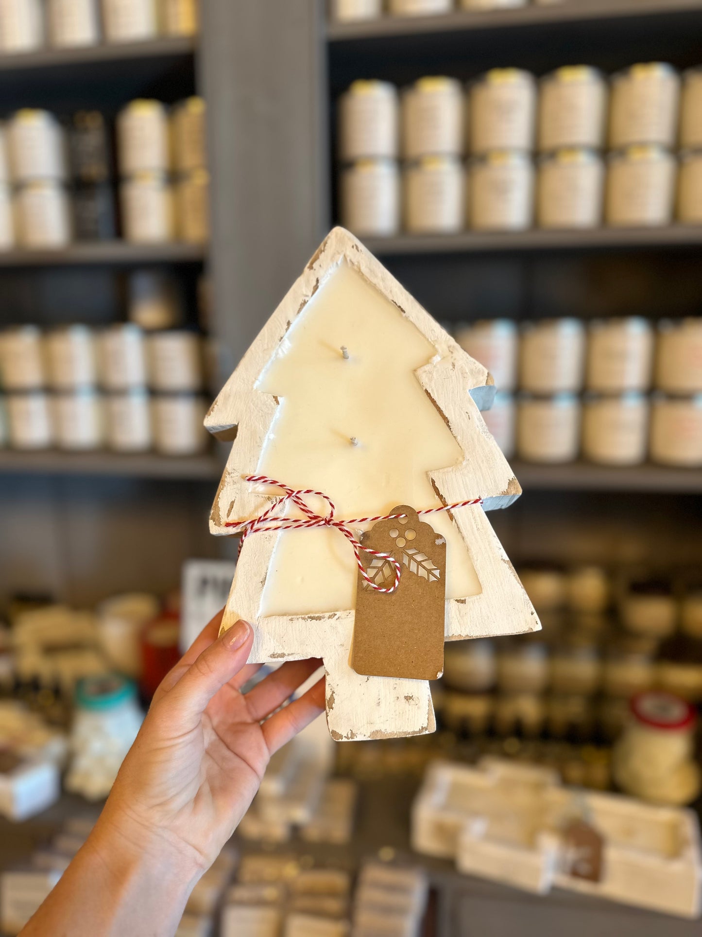 Wooden Tree Candle - Flagstaff Fir - Approx 13oz