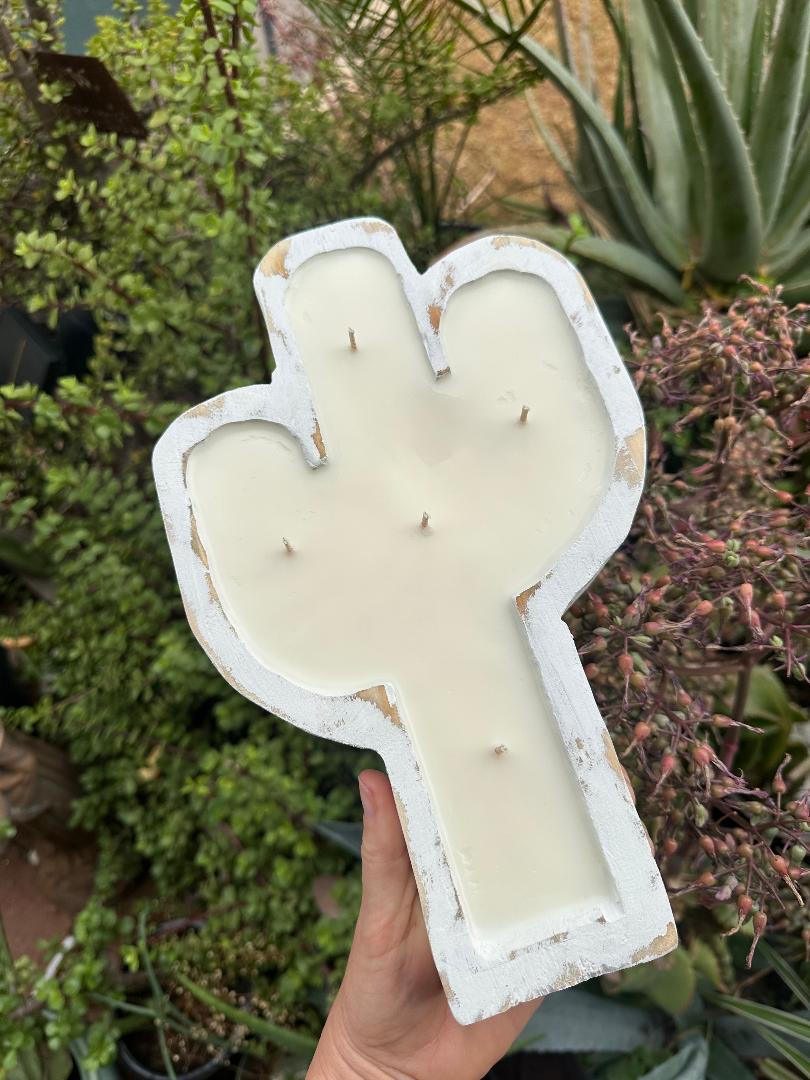 Cactus Wooden Candle - 17oz