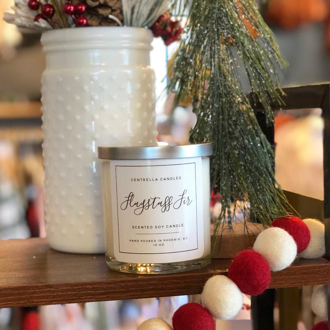 Flagstaff Fir Soy Candle with Lid