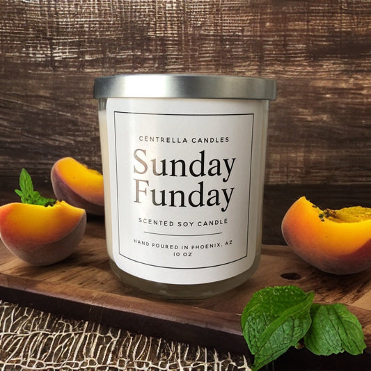 Sunday Funday (peach mango Bellini)